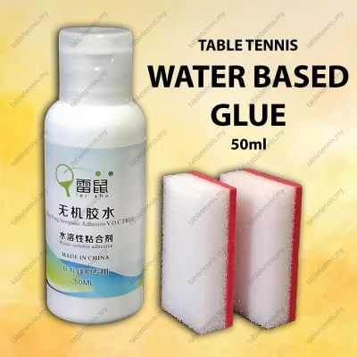 Lei Shu Table Tennis Rubber Water Base Glue Water Solubility Bond Gam Water Based Ping Pong 50ml 100ml