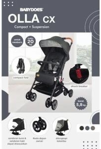 Stroller Babydoes Olla CX Cabin Size / Kereta Dorong Bayi