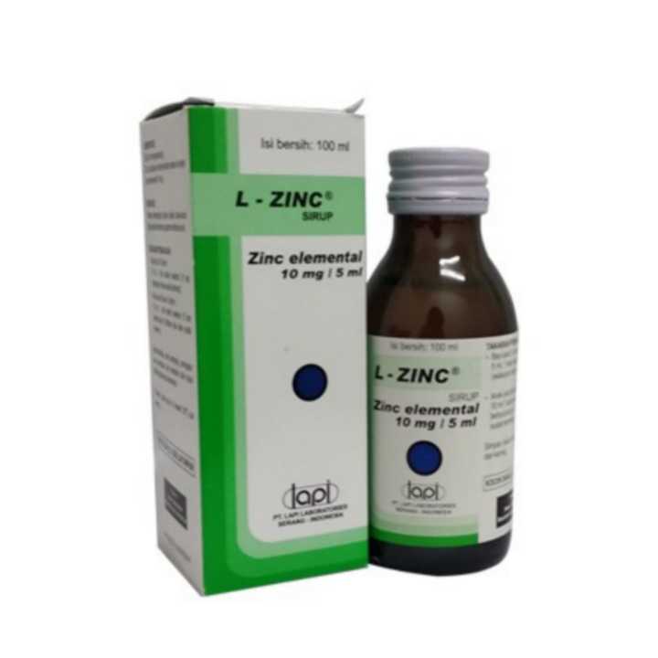 L ZINC SYRUP 100 ML Suplemen Diare Anak Anak 100 ml