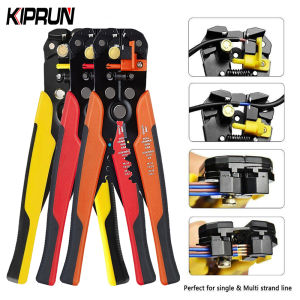 KIPRUN Crimper Cable Cutter Automatic Wire Stripper Multifunctional Stripping Tools Crimping Pliers Terminal 0.2-6.0mm2 tool