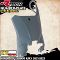 HONDA CRF 250 450 R - RX 2021 2022 2023 2024 - RACETECH RTECH Front Number Plate Cover - Papan Nomor Start Depan Adventure Trail GTX Gasstrack Supermoto Motocross Original - Merah Putih Hitam Gray - R-TBCRFRS0022 R-TBCRFBN0022 R-TBCRFNR0022 R-TBCRFGR0022. 