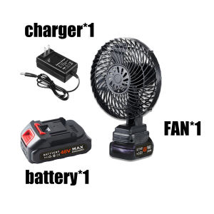 Cordless Fan 8 inch Portable Fan Rechargeable Fan High Power Outdoor Desktop Cooling Fans Adjustable Cordless Fan