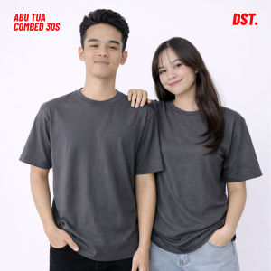 Kaos Polos Combed 30s Premium Pria Wanita S-4XL | DST