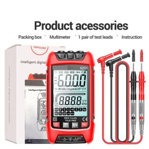 SZ01มัลติมิเตอร์แบบดิจิตอล9999นับ TRMS AC DC โวลต์มิเตอร์ Amp NCV ความต้านทาน Capacitance Temp เครื่องทดสอบทรานซิสเตอร์【ร้านไทย จัดส่งภายใน 24 ชั่วโมงใ】
