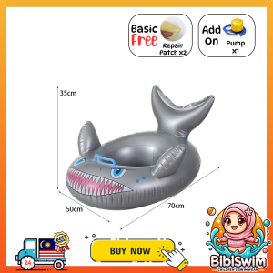 BIBISWIM Inflatable Swimming Swim Ring Float Pelampung Budak Pool Accesssories for Boys Girls Kids