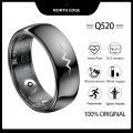 NORTH EDGE AI Health Analysis ECG Monitoring Smart Ring Blood pressure Blood oxygen Temperature 24-hour Health Monitoring Sleep Monitoring Work On Android IOS Systems Q520. 