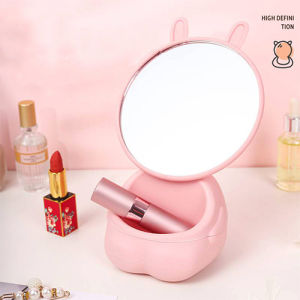 FiT กระจก กระจกแต่งหน้า กระจกส่องหน้า พร้อมช่องของเล็กๆ YF-1670