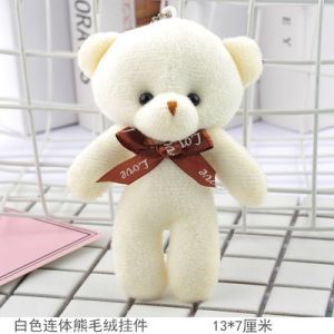 Teddy Bear Stuffed Animal Toy Birthday Party Kids Gift Bouquet Decoration bear keychain for bag