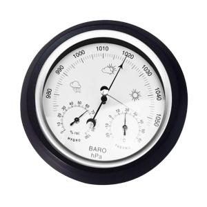 Dial-Type Barometer Thermometer Hygrometer 3-in-1 Multifunction Mechanical Dial- Barometric Pressure Weather Forecast