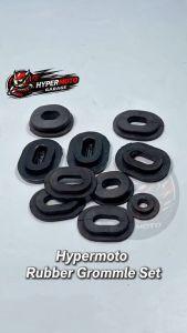 Side Cover Rubber Grommet Set for Honda TMX CG125 Motorcycle Durable Rubber Replacement