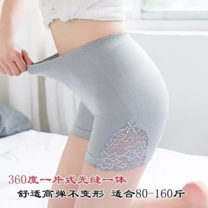 Quần Lót Ren an toàn liền mạch quần ngắn ren mông nâng hàn quốc cao eo phẳng bụng quần lót Tóm Tắt Đồ lót dưới váy
