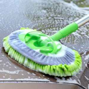 Kemoceng Microfiber Tebal Scalable Pembersih Debu Rumah & Mobil Sikat Mobil Melingkar