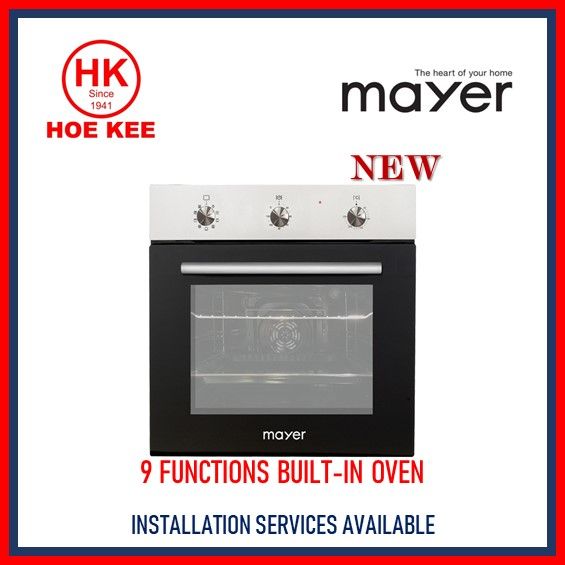 Mayer Built In Oven MMDO9A ( Stainless Steel / Black ) Lazada Singapore