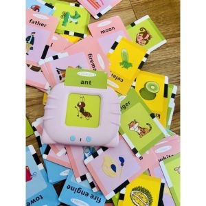Máy Đọc Thẻ Tiếng Anh Máy đọc thẻ Flashcard Song Ngữ Anh _ tiếng anh giáo dục sớm cho bé loại 1 192 từ vựng