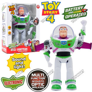 Buzz Lightyear Walking Toy Story Action Figure 2025 New Toy Set Sound & Light Battery Operated