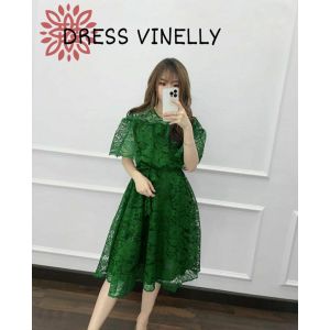 ALODIA-DRESS VINELLY BRUKAT / DRESS BRUKAT WANITA MODEL BARU / DRESS BRUKAT KEKINIAN / DRESS BRUKAT WANITA TERLARIS / DRESS BRUKAT KONDANGAN / DRESS BRUKAT MURAH / FASHION WANITA / MIDI DRESS BRUKAT / DRESS BRUKAT CANTIK /  COD