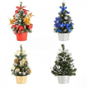 Cây thông mini 30cm và 40cm đầy đủ phụ kiện trang trí noel giáng sinh Cây Thông Noel Để Bàn