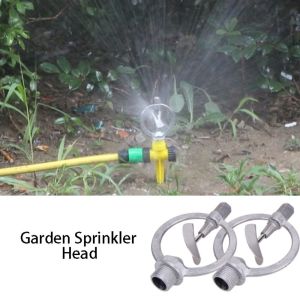 KIDS HOME Metal Butterfly Head Alloy Rain Nozzle 360 Degree Rotation Heavy Duty Automatic Rotating Sprayer Landscape Spray Scattering Nozzle Irrigation Sprinkler Garden Lawn