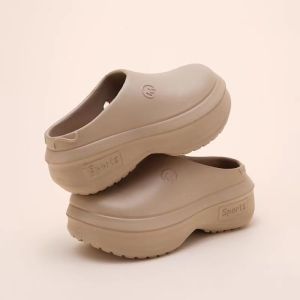 Free Shipping Baotou Mule Shoes Thick-Soled Height-Increasing Slip-On Sandals Outdoor Sports Sandals Non-Slip And Wear-Resistant WomenS Chef Shoes Ins Style