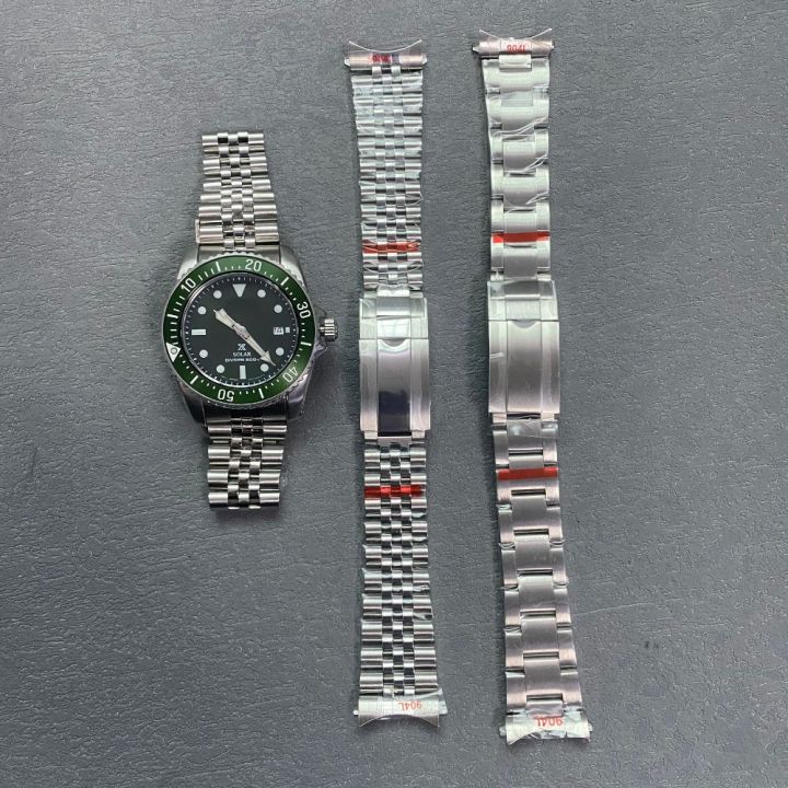 For 20mm Seiko SPB series Prospex Sumo Diver's 200M silver Jubilee