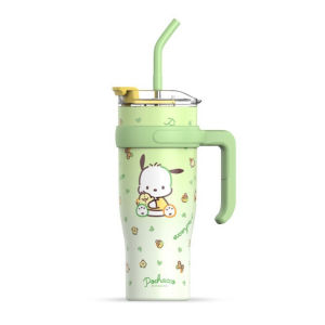 Ly Giữ Nhiệt Dung Tích 1200ml Lõi Inox 304 An Toàn Có Ống Hút Tiện Lợi