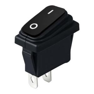 Upgrades Waterproof Rocker Switches 2 Position Plastic & Brass Button Switches Simple to Operate for DIY& Professional Use