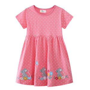 Jumping Meters ชุดเดรสเด็ก ชุดกระโปรงเด็ก (2-8 ปี) (drjm4)