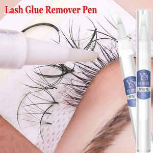 Professional Lash Glue Remover Brush Gel Remove Brush Safe Eyelash Extensions Tool Cream 10ml Glue Remover
