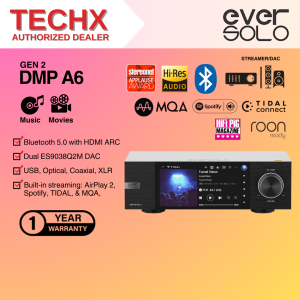 Eversolo DMP-A6 Gen 2 - Dual ES9038Q2M DAC SSD Slot Roon Ready Hi-Res Streaming