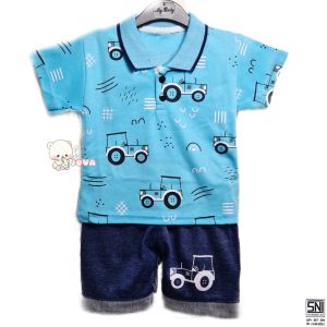 JOVA BAJU BAYI LAKI LAKI SETELAN ANAK COWO LUCU STELAN COWOK 6 12 BULAN KEREN TRENDY KEKINIAN WANGKI BAJU KERAH MOBIL