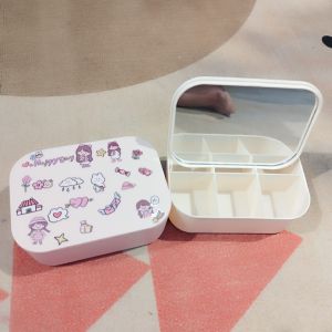 Hộp Đựng Trang Sức Kèm Gương Kèm Sticker Cute Trùm Sỉ Gia Thành