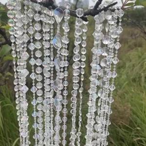[Limited Time Only] Christmas Decoration 30m Crystal Beads Curtains Garland Diamond Bead Curtain String Curtain DIY Wedding Party Decor
