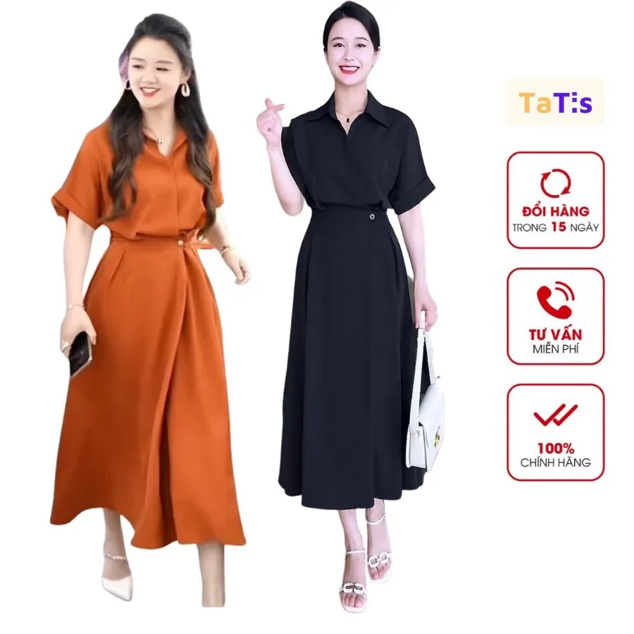 Mua Đầm trung niên cao cấp sang trọng cho mẹ, đầm dự tiệc, thời trang trung  niên - Đỏ - XL 46-55kg tại Như Tiên Shop | Tiki