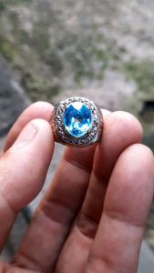 cincin pernata blue topas suis