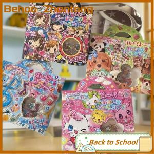 Behoo 1 Bộ 3D phim hoạt hình Laser lấp lánh hình trái tim động vật điện thoại di động trường hợp đề can Y2K Pha Lê Bi dán trang trí tự làm