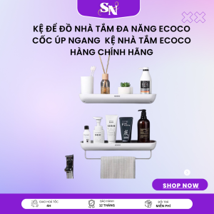 Kệ Nhà Tắm Ecoco Giá Tốt  KỆ NHÀ TẮM NHÀ TẮM ĐA NĂNG ECOCO Kệ để đồ nhà tắm đa năng Ecoco cốc úp ngang  Kệ nhà tắm ecoco hàng chính hãng giao nhanh Kệ Nhà Tắm ECOCO Dán tường Thông Minh