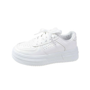Free Shipping Thick-Soled White Sneakers New Spring/Autumn Styles Korean-Style WomenS Casual Shoes Student Shoes Everyday Shoes Regular WomenS Shoe Styles