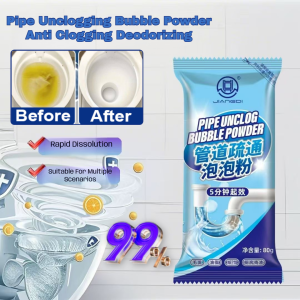 🚽Powerful Dissolving🚽Unclogging pipeline Pipe Unclogging Bubble Powder Pipe Unclogging Paste economical and practical Powerful dissolution Alternative to traditional multifunction Pipe cleaner