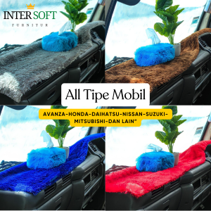 ALL TIPE (UNIVERSAL) Alas Bulu Dasboard Mobil Premium Karindo Cover Dashboard Car Pelindung Panas