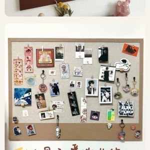 【Ship in 24H】全场大促！爆款毛毡板家居自贴照片墙免打孔展示背景墙客厅卧室书桌ins装饰Explosive felt board home self pasting photo wall without punching物美价廉