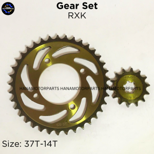Gear Press Gir Set Depan Belakang RXK RXKing RX King 14T/37T
