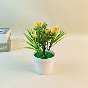 Unico PBP19 Tanaman Hias Tulip Pot Bunga Plastik Palsu Artificial Decoration Flower Ornamen Hiasan Dekorasi Ruangan Rumah Indoor Outdoor COD