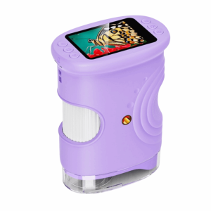 YANGS HD Handheld Digital Microscope Portable 2 Inch IPS Screen Pocket Microscope Birthday Gifts Handheld Kids Microscope Scientific Experiment