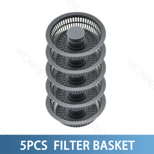 Sink Filter Waste Plug Strainer Stopper Stainless Steel Pool Stopper Filter Basket Anti-odor Kitchen Sink Strainer Quick Drainage