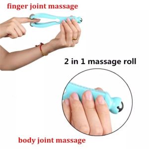 2 in 1 Handheld Mini Body Articulation Massage Ball + Foot Toe Hand Finger Joint Pain Relief Massage Roller Anti Cellulite Abdominal Muscle Stimulation Tool