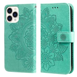 เคสกระเป๋าหนังแม่เหล็กลายกลีบดอกไม้สำหรับ iPhone 14 15 11 12 13 Mini Pro Max iPhone 6 6S 7 8 Plus SE 2022 X XR XS Max มาพร้อมกับช่องใส่เคสโทรศัพท์มือถือเคสแบบพับปิดได้