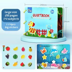 Babys first enlightenment book DIY for kid education toys logical training early learning busy book