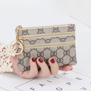 ZEFAN 【การจัดส่งสินค้า 2-3 วัน】ผู้หญิงศูนย์กระเป๋าสตางค์หลายสีตัวเลือกหนังแท้พื้นผิวกระเป๋าสตางค์มัลติฟังก์ชั่บัตรกระเป๋าสตางค์ซิปที่มีประโยชน์แบบพกพา