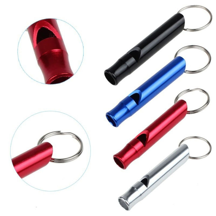 Camping Whistle Keychain Emergency Whistle Tube with Key Ring Travel ...