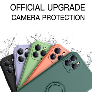 Ốp Điện Thoại Cho Xiaomi 11T 5G/11T Pro 5G Ốp Lưng TPU Mềm Giá Đỡ Vòng Silicon Lỏng Có Dây Đeo